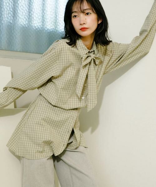 KBF / ケービーエフ シャツ・ブラウス | ウエストマークチェックシャツ | 詳細5