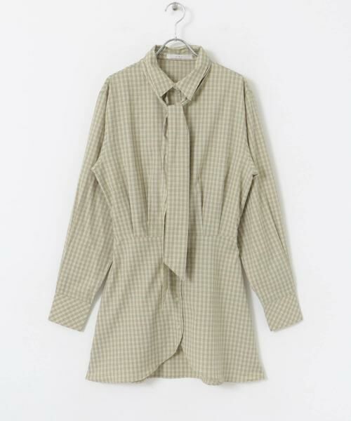 KBF / ケービーエフ シャツ・ブラウス | ウエストマークチェックシャツ | 詳細8