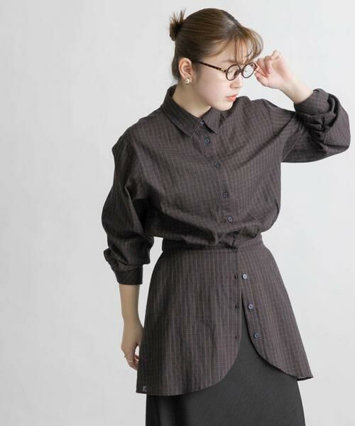 KBF / ケービーエフ シャツ・ブラウス | ウエストマークチェックシャツ | 詳細11