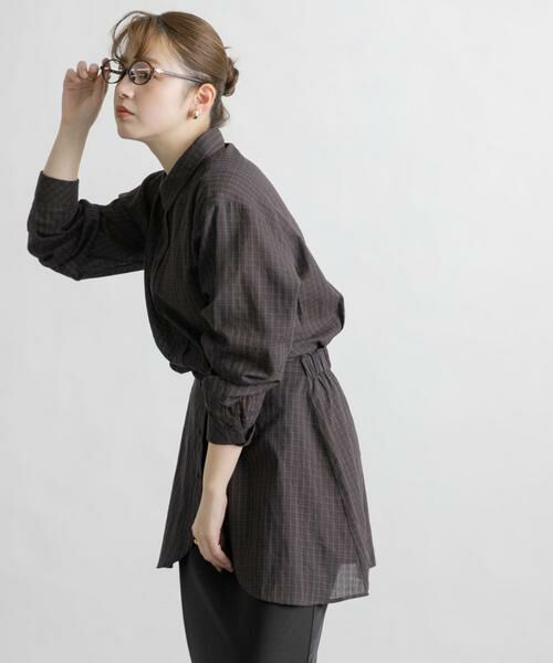 KBF / ケービーエフ シャツ・ブラウス | ウエストマークチェックシャツ | 詳細12