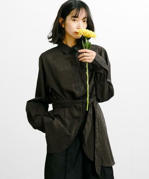 KBF / ケービーエフ シャツ・ブラウス | ウエストマークチェックシャツ | 詳細14