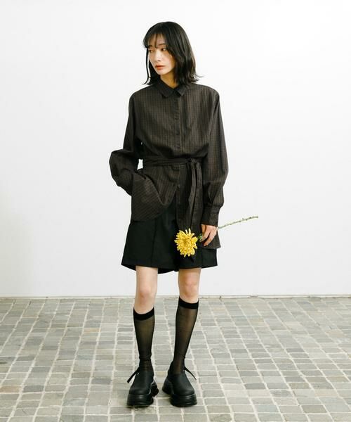 KBF / ケービーエフ シャツ・ブラウス | ウエストマークチェックシャツ | 詳細15