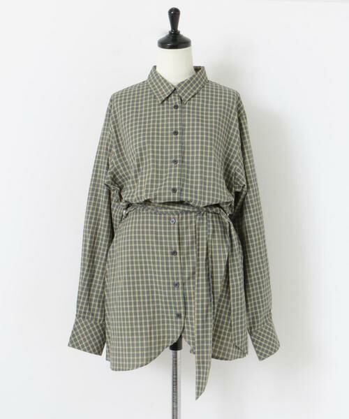 KBF / ケービーエフ シャツ・ブラウス | ウエストマークチェックシャツ | 詳細28