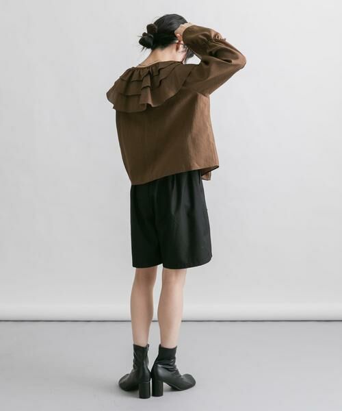 KBF / ケービーエフ シャツ・ブラウス | フリルカラーリボンブラウス | 詳細6