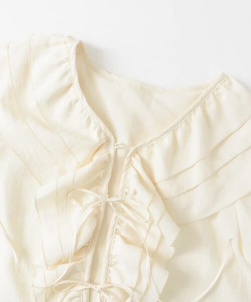 KBF / ケービーエフ シャツ・ブラウス | フリルカラーリボンブラウス | 詳細24