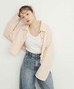 KBF / ケービーエフ シャツ・ブラウス | バックギャザークロップドシャツ