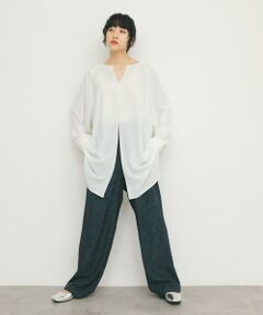 KBF / ケービーエフ チュニック | 2WAYスリットスリーブチュニック