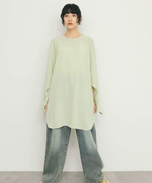 KBF / ケービーエフ チュニック | 2WAYスリットスリーブチュニック | 詳細5