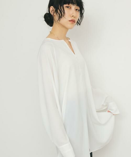 KBF / ケービーエフ チュニック | 2WAYスリットスリーブチュニック | 詳細14