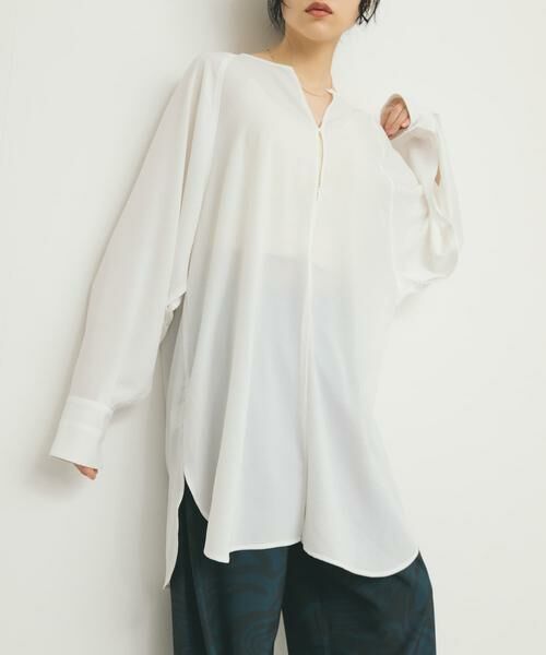 KBF / ケービーエフ チュニック | 2WAYスリットスリーブチュニック | 詳細16