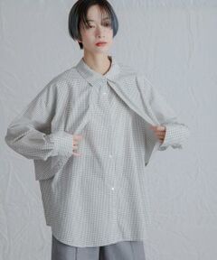 KBF / ケービーエフ シャツ・ブラウス | チェックレイヤードBIGシャツ