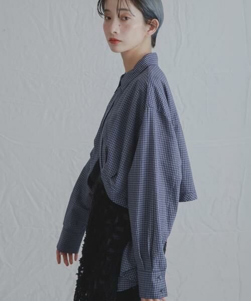 KBF / ケービーエフ シャツ・ブラウス | チェックレイヤードBIGシャツ | 詳細2