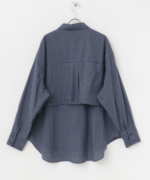 KBF / ケービーエフ シャツ・ブラウス | チェックレイヤードBIGシャツ | 詳細6