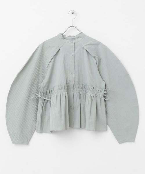 KBF / ケービーエフ シャツ・ブラウス | カーブスリーブペプラムブラウス | 詳細9