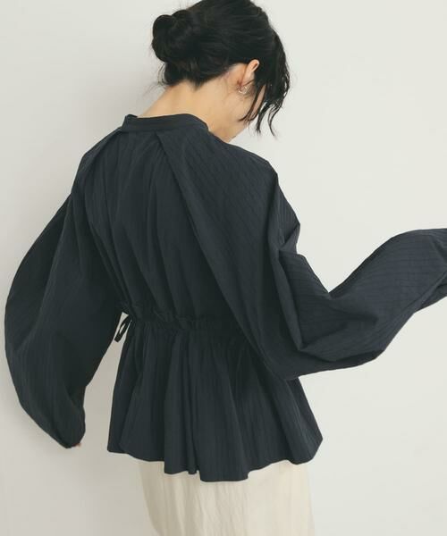 KBF / ケービーエフ シャツ・ブラウス | カーブスリーブペプラムブラウス | 詳細14