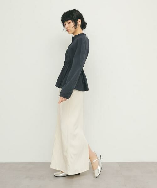 KBF / ケービーエフ シャツ・ブラウス | カーブスリーブペプラムブラウス | 詳細17