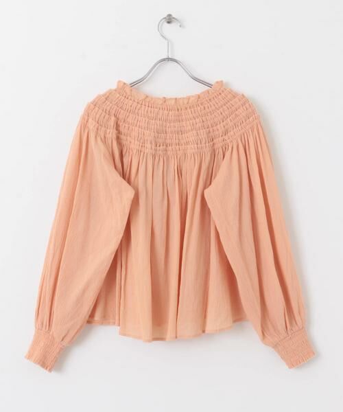 KBF / ケービーエフ シャツ・ブラウス | 2WAYシャーリングブラウス | 詳細10