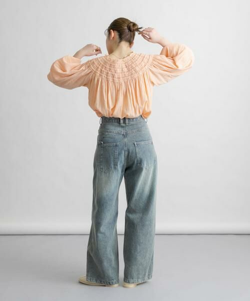 KBF / ケービーエフ シャツ・ブラウス | 2WAYシャーリングブラウス | 詳細6