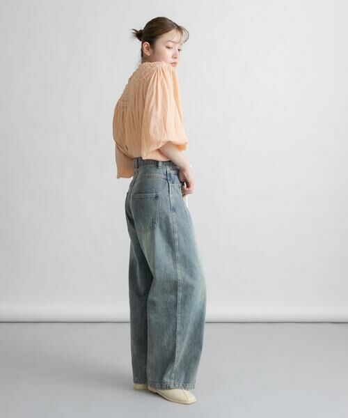 KBF / ケービーエフ シャツ・ブラウス | 2WAYシャーリングブラウス | 詳細7