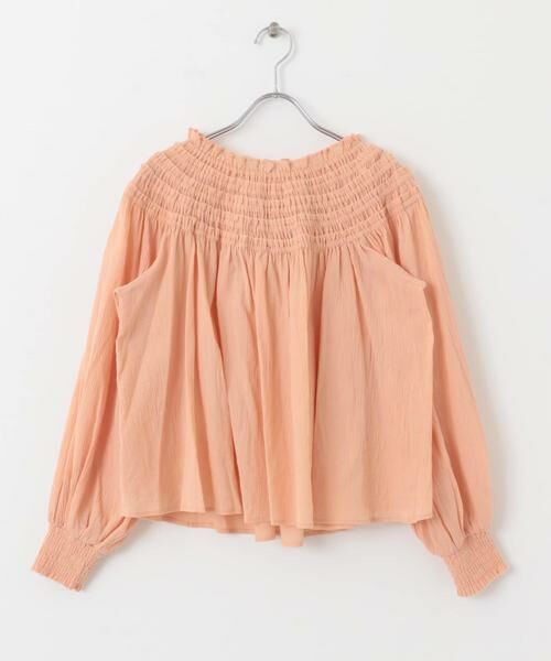 KBF / ケービーエフ シャツ・ブラウス | 2WAYシャーリングブラウス | 詳細8