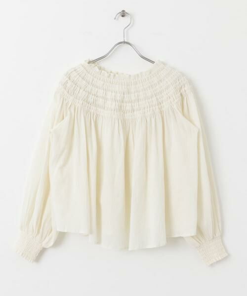 KBF / ケービーエフ シャツ・ブラウス | 2WAYシャーリングブラウス | 詳細21