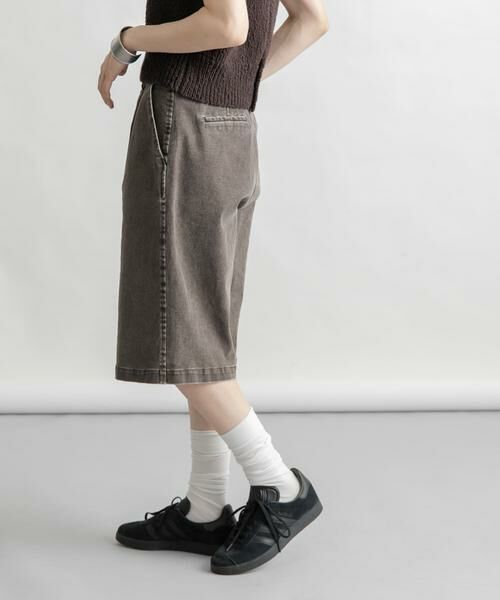 KBF / ケービーエフ ショート・ハーフ・半端丈パンツ | ウォッシュドハーフパンツ | 詳細3