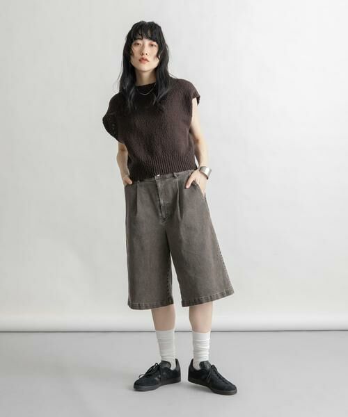 KBF / ケービーエフ ショート・ハーフ・半端丈パンツ | ウォッシュドハーフパンツ | 詳細5