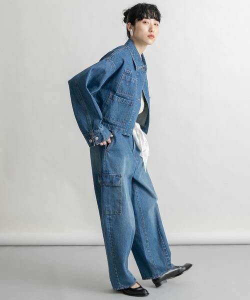 KBF / ケービーエフ デニムパンツ | カーブカーゴデニム | 詳細3