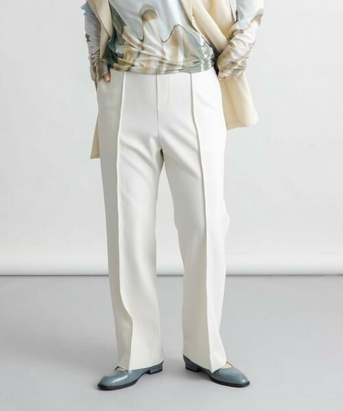 KBF / ケービーエフ その他パンツ | 『2サイズ展開』ピンタックストレートパンツ | 詳細1