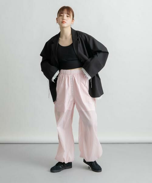 KBF / ケービーエフ その他パンツ | ヘムドロストナイロンパンツ | 詳細5