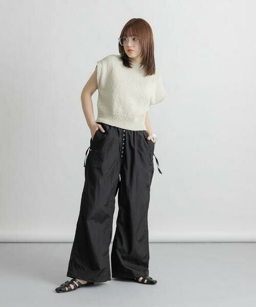 KBF / ケービーエフ その他パンツ | ヘムドロストナイロンパンツ | 詳細18
