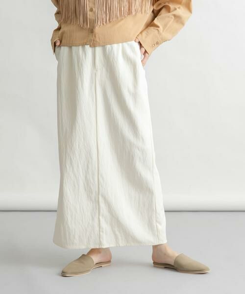 KBF / ケービーエフ スカート | ダブルボタンIラインスカート | 詳細10