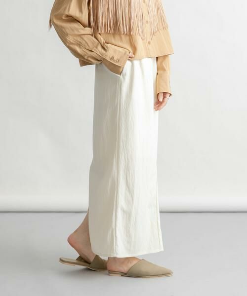 KBF / ケービーエフ スカート | ダブルボタンIラインスカート | 詳細12