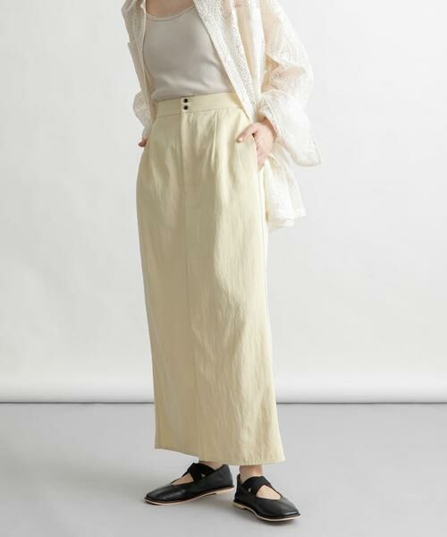 KBF / ケービーエフ スカート | ダブルボタンIラインスカート | 詳細22