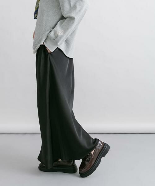 KBF / ケービーエフ スカート | サテンナロースカート | 詳細2
