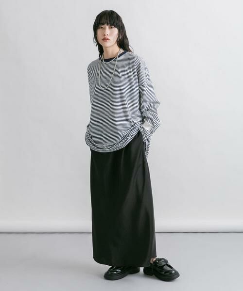 KBF / ケービーエフ スカート | サテンナロースカート | 詳細7