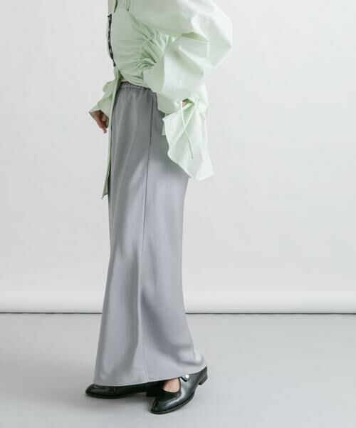 KBF / ケービーエフ スカート | サテンナロースカート | 詳細14