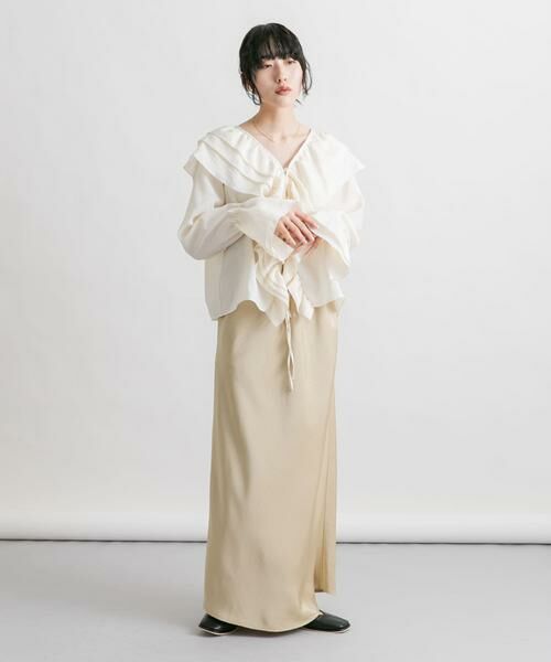 KBF / ケービーエフ スカート | サテンナロースカート | 詳細28