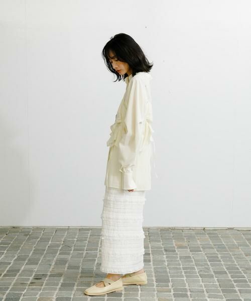 KBF / ケービーエフ スカート | Iラインフリルスカート | 詳細5