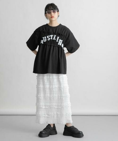 KBF / ケービーエフ スカート | Iラインフリルスカート | 詳細7