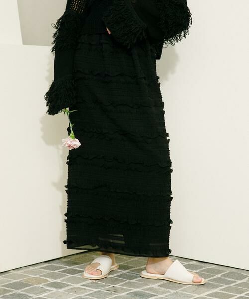 KBF / ケービーエフ スカート | Iラインフリルスカート | 詳細12