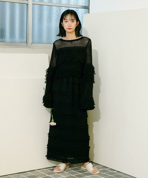 KBF / ケービーエフ スカート | Iラインフリルスカート | 詳細14