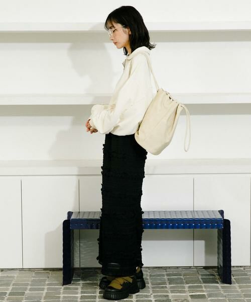 KBF / ケービーエフ スカート | Iラインフリルスカート | 詳細17