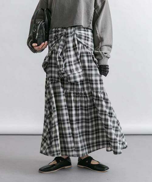 KBF / ケービーエフ スカート | スリーブノットチェックスカート | 詳細1