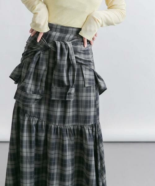 KBF / ケービーエフ スカート | スリーブノットチェックスカート | 詳細14