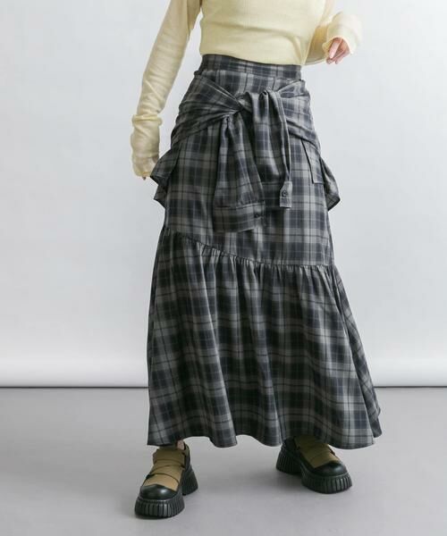 KBF / ケービーエフ スカート | スリーブノットチェックスカート | 詳細15