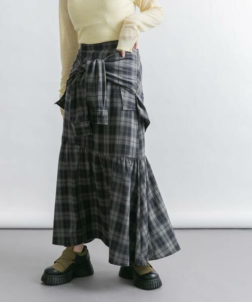 KBF / ケービーエフ スカート | スリーブノットチェックスカート | 詳細16