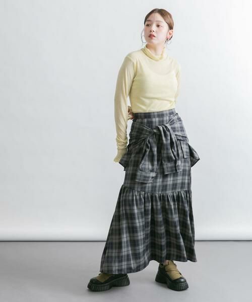 KBF / ケービーエフ スカート | スリーブノットチェックスカート | 詳細19