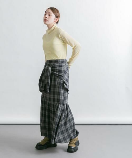 KBF / ケービーエフ スカート | スリーブノットチェックスカート | 詳細20