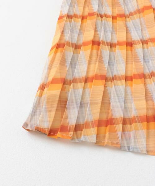 KBF / ケービーエフ スカート | シアーチェックプリーツスカート | 詳細8